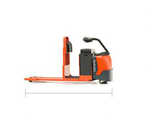 Center-Controlled Rider Pallet Jack