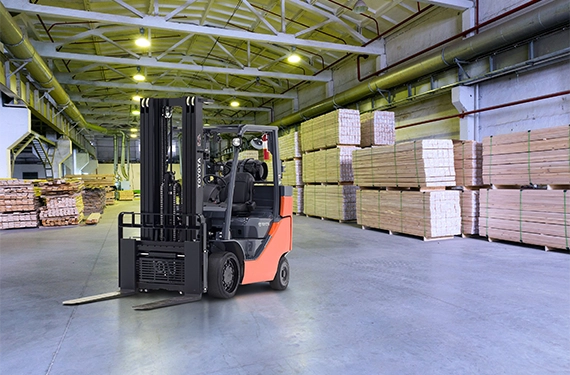 Summit Toyota Internal Combustion Cushion Tire Forklifts for Building Materials