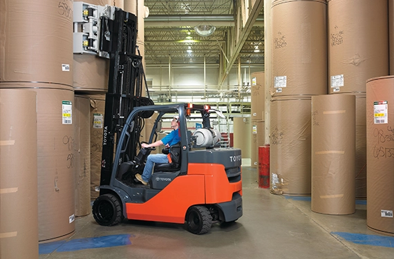 Summit Toyota Internal Combustion Cushion Tire Forklifts for Manufacturing
