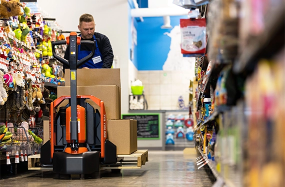 Summit Toyota Walk Behind Forklifts for Grocery and Retail